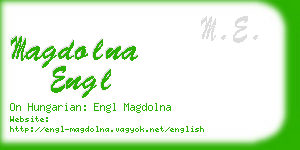 magdolna engl business card